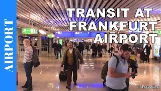 TRANSIT WALK AT FRANKFURT Airport FRA Terminal 1  Connection Flight Transfer Arriving amp Departing [upl. by Alejoa802]