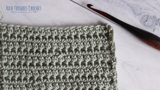 Extended Single Crochet Stitch  How to Crochet [upl. by Atilal212]