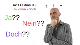 Deutschkurs A2  Ja  Nein  Doch [upl. by Rebeca]