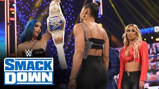 Bianca Belair’s attempt to name her WrestleMania opponent goes south SmackDown Feb 5 2021 [upl. by Adriena]