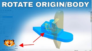 How to Rotate Part in SOLIDWORKS [upl. by Girand]