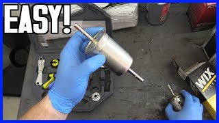 How to Replace Fuel Filter Ford F150 20042008 [upl. by Assyle]