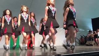 Treble Reel Irish Dance by Rince na Chroi at 2018 St Paul Irish Fair [upl. by Notla]