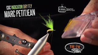 Tie TV  CDC Indicator Dry Fly  Marc Petitjean [upl. by Rybma]