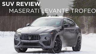 2021 Maserati Levante Trofeo  SUV Review  Drivingca [upl. by Blanch276]