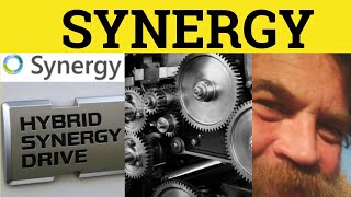 🔵 Synergy  Synergy Meaning  Synergy Examples  Business English [upl. by Ellicec]