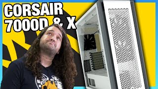 Corsair 7000D Airflow amp 7000X Case Review XL Cases for quotEATXquot Builds [upl. by Assehc]