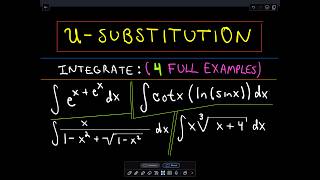 ❖ USubstitution  More Complicated Examples ❖ [upl. by Mara]