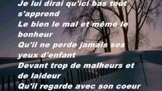 Celine Dion  Je lui dirai  Lyrics [upl. by Ailic]