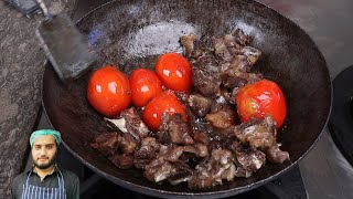 Charsi Mutton Karahi  Namak Mandi Street Food Peshawar [upl. by Ynohtnael]