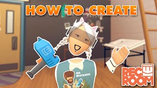 How To Rec Room  Creating a Room  Basics  Publish Tags Search [upl. by Imelida]