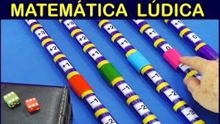 MATEMÁTICA DE FORMA LÚDICA  Dois jogos em um só material [upl. by Adekan]