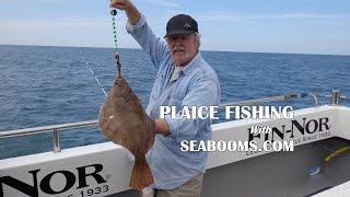 Plaice fishing amazing underwater video that shows how two Plaice can be caught on a twin hook rig [upl. by Eenattirb]