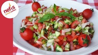 Çoban Salata Tarifi  Nefis Yemek Tarifleri [upl. by Ruff366]