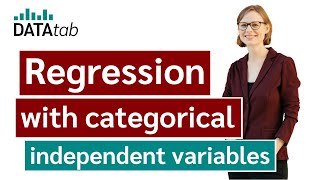 Regression with categorical independent variables [upl. by Oicnedurp970]