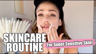 My Sensitive Skincare Routine  JESSICA ALBA [upl. by Naves]