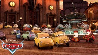 Meet Luigis Family  Pixar Cars [upl. by Nnylatsyrk]