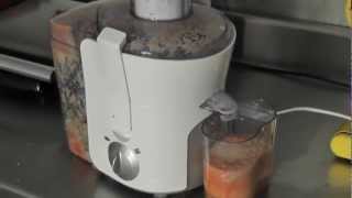 Philips Juicer HR1854 unboxing  test [upl. by Llennod894]