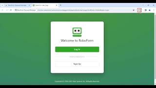 Installing RoboForm Browser Extensions [upl. by Engamrahc860]