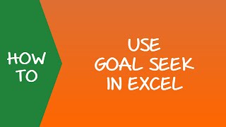 How to Use Goal Seek in Excel [upl. by Adnuahsor]