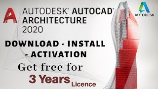 Autodesk AutoCAD Architecture 2020 Download Install amp Activation  3 Years free Licence [upl. by Winfield]