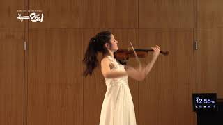 María Dueñas  Menuhin Competition Richmond 2021 Senior First Rounds [upl. by Rodie]