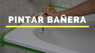 Cómo pintar y renovar bañera o plato de ducha [upl. by Gradey241]