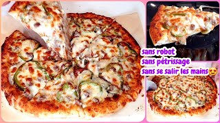 Pâte à pizza extra moelleuse aérée et facile à faire🍕😍pour des pizzas maison réussies🍕 [upl. by Nollek637]