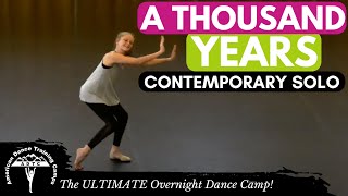 Contemporary Dance Solo ♥ A Thousand Years  Christina Perri  ADTC [upl. by Allegra]