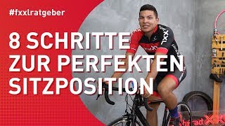 Die perfekte Rennrad Sitzposition in 8 Schritten einstellen [upl. by Berard]