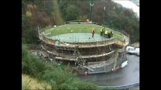 Eden Project Green Roof Sedum Blanket Installation by Bauder [upl. by Rehctaht]