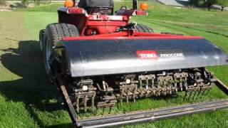 The Toro SR70S deep tine aerifier [upl. by Benson]