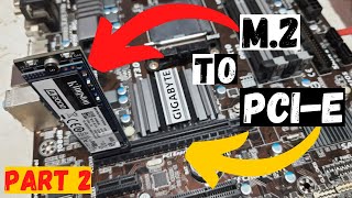 M2 NVME SSD ON PCIE SLOT  M2 NVME to PCIE  Kingston A2000 Performance And Temperatures  Part2 [upl. by Akemad]