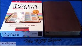 KJV Rainbow Study Bible Holman [upl. by Aramoiz890]