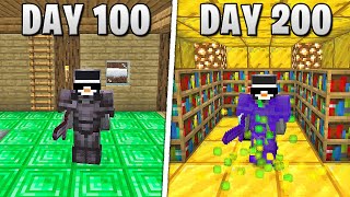 I Survived 200 Days in HARDCORE Minecraft [upl. by Betty]