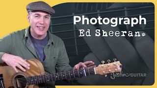 Photograph Easy Guitar Lesson  Ed Sheeran [upl. by Eikcim]