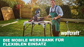 MASTER work 1600 Die mobile Werkbank  wolfcraft [upl. by Erdei199]