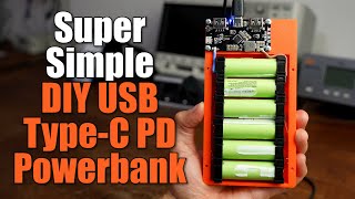 Building a USB TypeC PD Powerbank the Super Simple Way  Testing an Aliexpress PCB [upl. by Reginauld918]