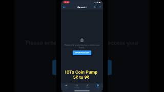 IOTX coin pump 5₹ to 9₹ [upl. by Kenji]