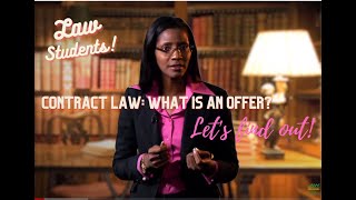 Contract Law  Introduction amp Offer Part 1 [upl. by Legyn607]