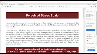 Unpacking the Perceived Stress Scale [upl. by Eppilihp]