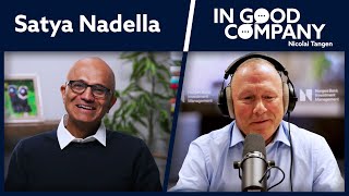 Satya Nadella  CEO of Microsoft  In Good Company  Podcast  Norges Bank Investment Management [upl. by Cammi]