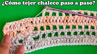 quotCHALECO PARA VERANO 2023quot EN TODAS LAS TALLAS  Todo en crochet [upl. by Thane]