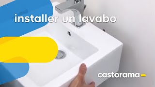 Installer un lavabo Castorama [upl. by Ahsienaj]