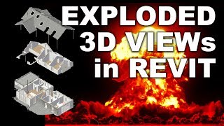 Creating Exploded 3D views in Revit Tutorial [upl. by Gelasius]