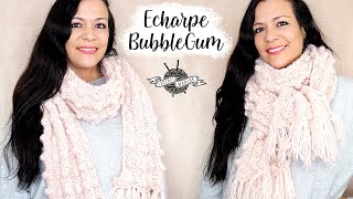 TUTO  comment faire une écharpe au crochet facile et rapide [upl. by Petronille625]