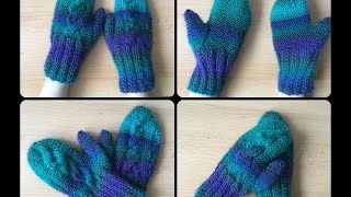 Manusi tricotate  Tutorial [upl. by Mary]