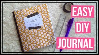 Easy DIY Journal  How To Make Your Own Journal [upl. by Scarface]