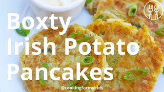 Boxty Irish Potato Pancakes great recipe for leftover mashed potatoes [upl. by Oirifrop]