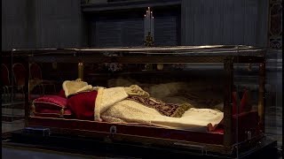 Remains of St John XXIII return home per Pope Francis request [upl. by Llertrac542]